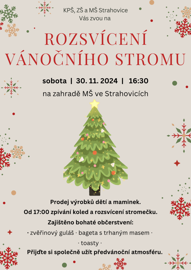 Rozsvícení vánočního stromu