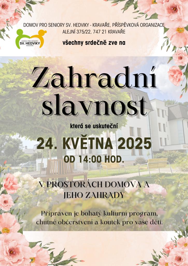 Plakát Zahradní slavnost 