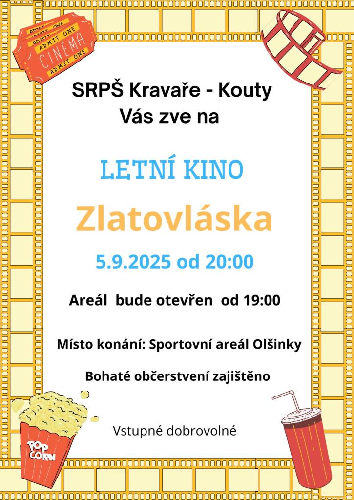 Plakát Letní kino Zlatovláska