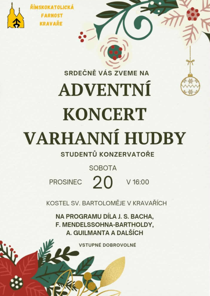 Plakát Adventní koncert