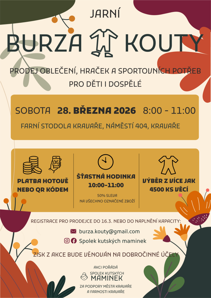 Plakát Jarní burza Kouty