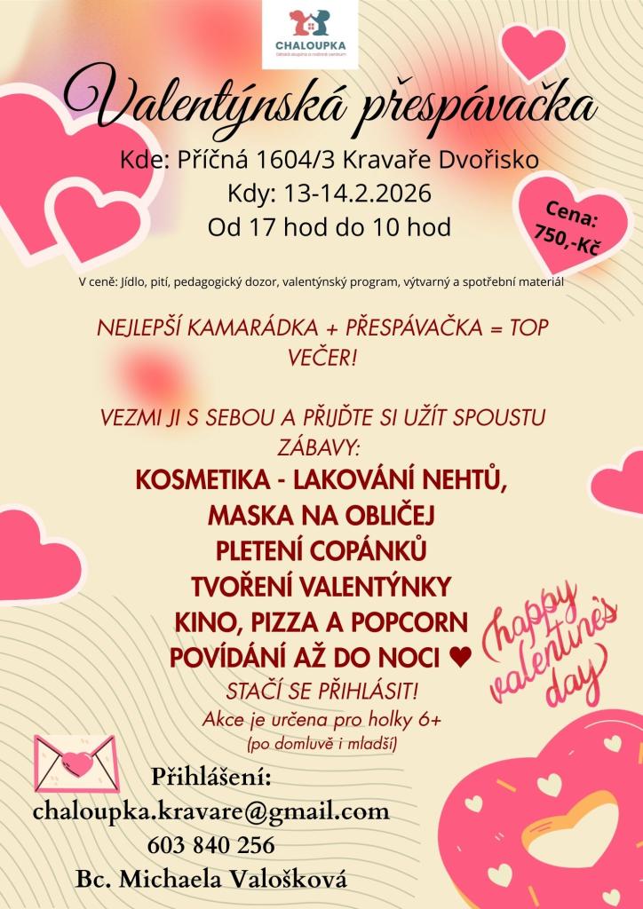 Plakát Valentýnská přespávačka