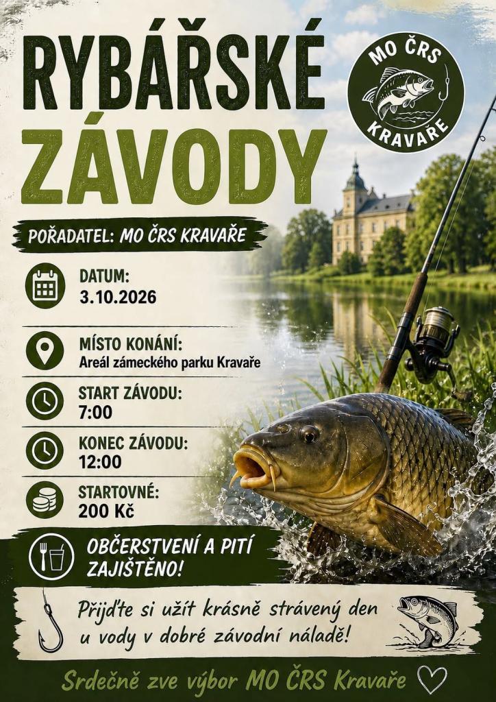 Plakát Rybářské závody