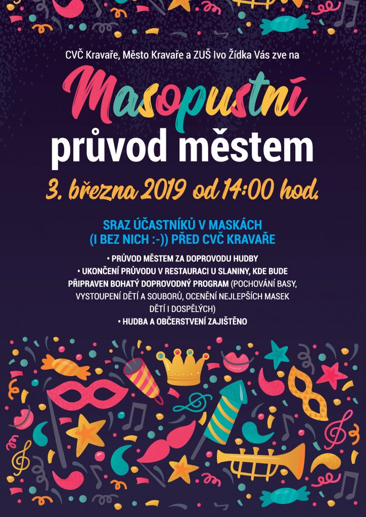 Masopustní průvod 2019