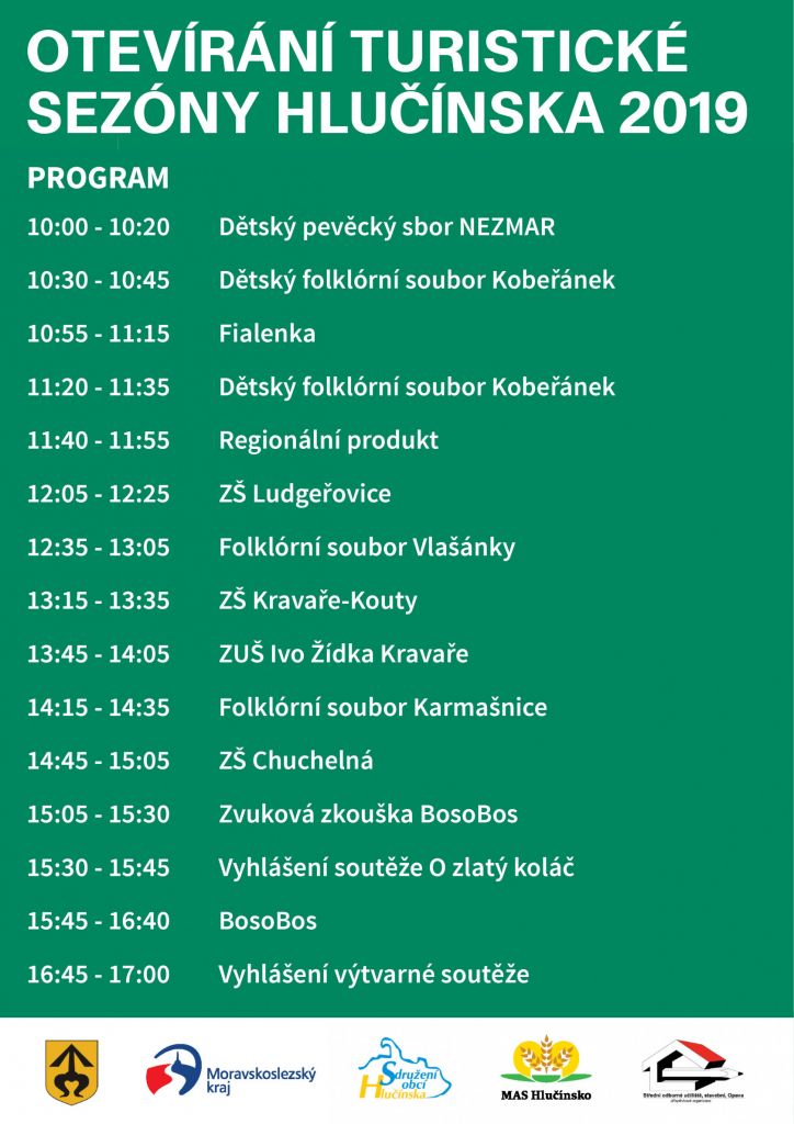 Program - Otevírání tur. sezóny Hlučínska