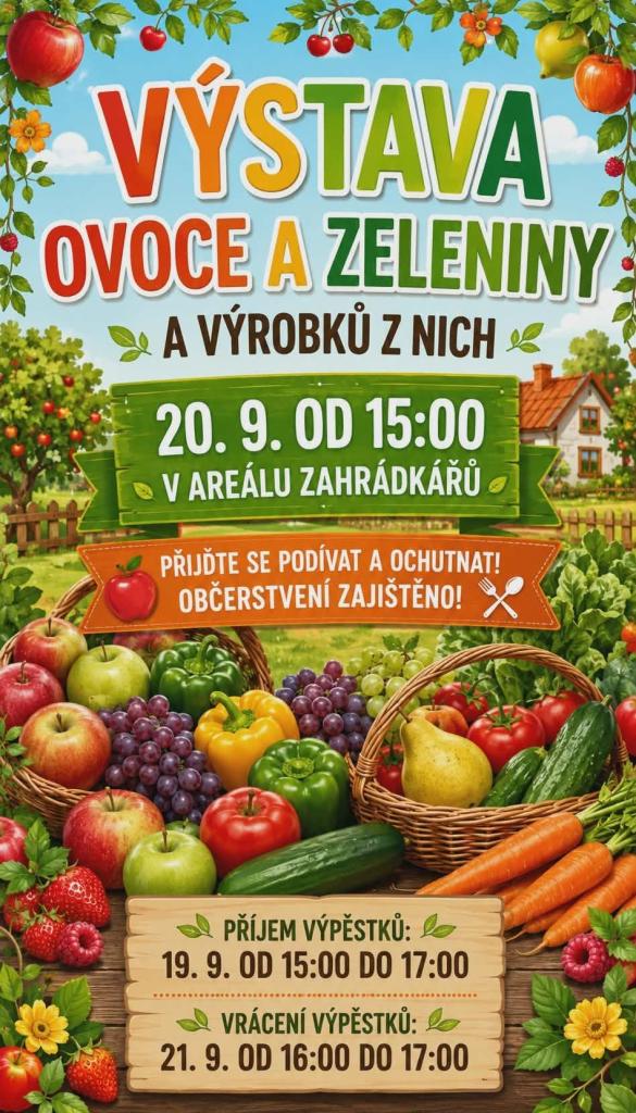 Plakát Výstava ovoce a&nbsp;zeleniny