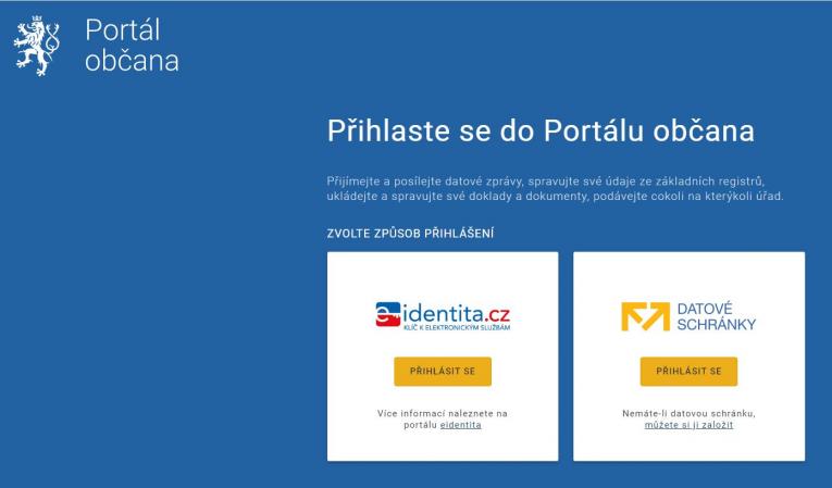 Obr. Portál občana