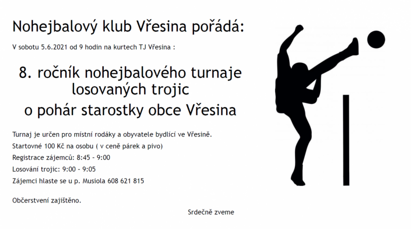 Nohejbalový turnaj