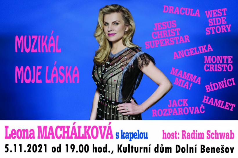Leona Machálková s kapelou