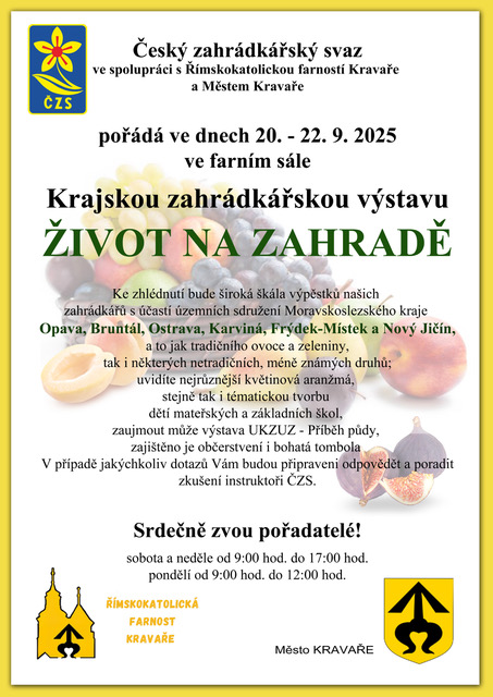 Plakát Zahrádkářská výstava