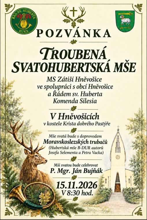 Plakát Troubená svatohubertská mše