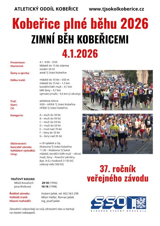 Kobeřice plné běhu