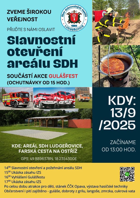 Otevření areálu