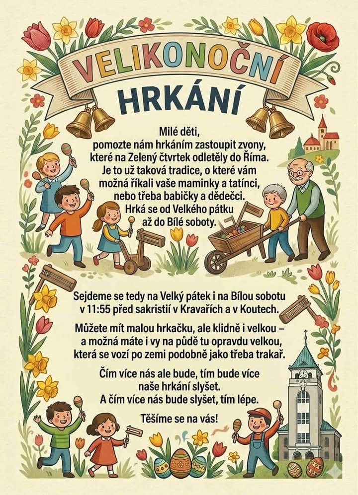 Plakát Velikonoční hrkání