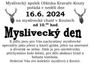 Plakát Myslivecký den