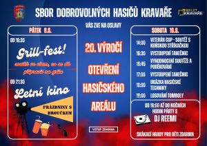Plakát 20 let areálu