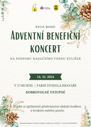 Plakát Adventní benefiční koncert