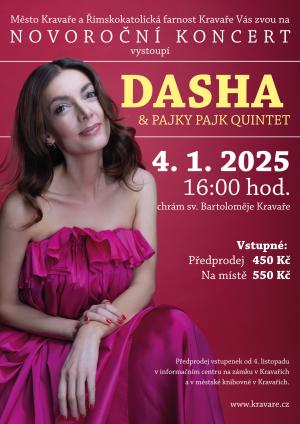 Plakát Novoroční koncert DASHA