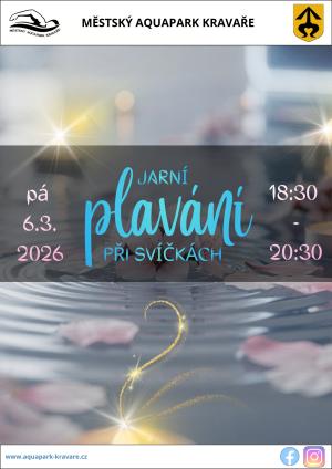 Plakát Jarní plavání při svíčkách