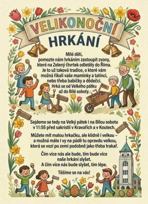 Plakát Velikonoční hrkání