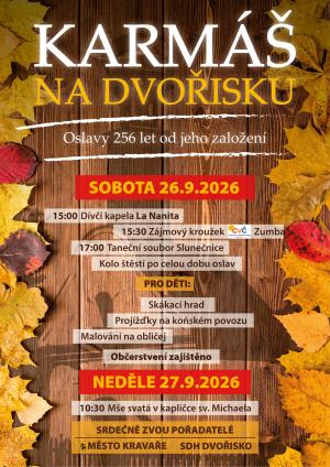 Plakát Karmáš na Dvořisku