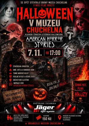 Plakát Hallowwen v muzeu