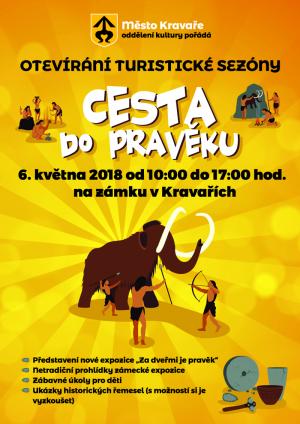 Plakát cesta do pravěku