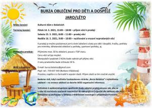 Burza oblečení pro děti i dospělé