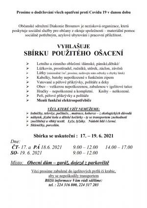 sbírka ošacení