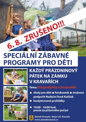 Plakát - Zábavné prohlídky 6.82021 Zrušeno!!!