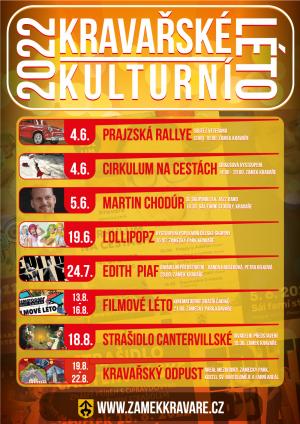 Plakát Kravařské kulturní léto