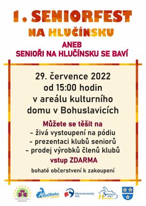Plakát 1. Seniorfest na Hlučínsku