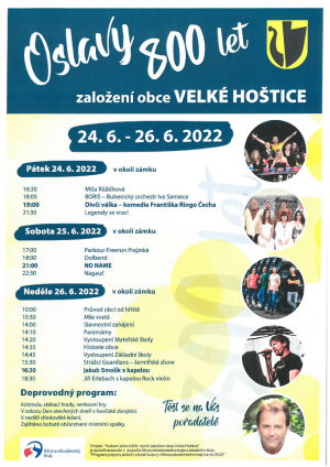 Oslavy 800 let Velké Hoštice