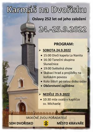 Plakát Karmáš na Dvořisku