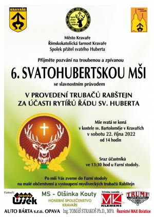 Plakát Svatohubertská mše