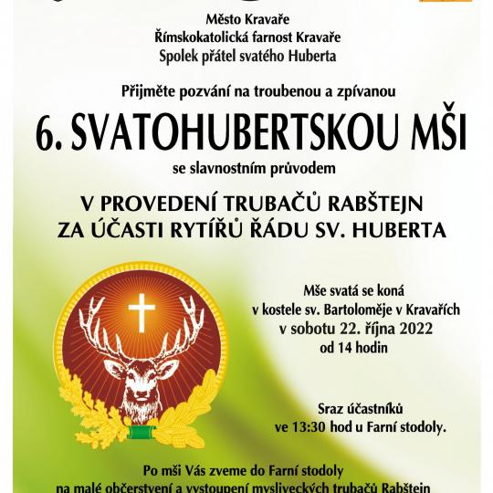 Plakát Svatohubertská mše