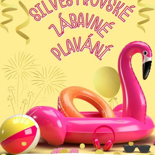 Plakát Silvestrovské zábavné plavání
