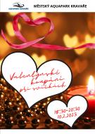 Plakát Valentýnské koupání při svíčkách