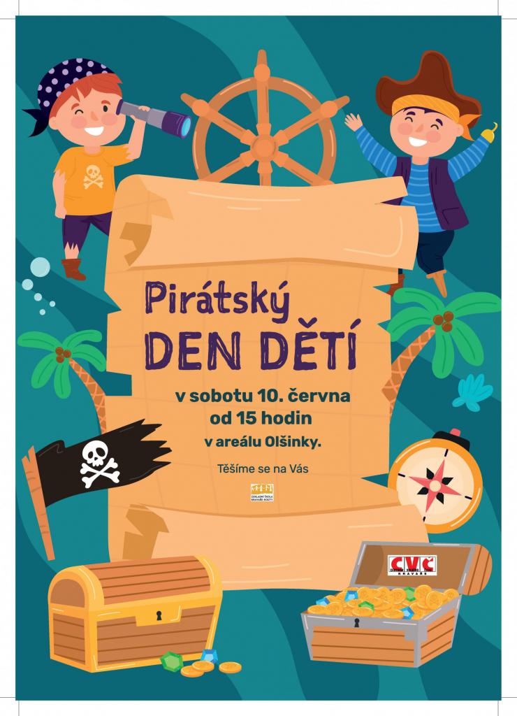 Plakát Pirátský den dětí