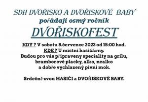 Plakát Dvořiskofest