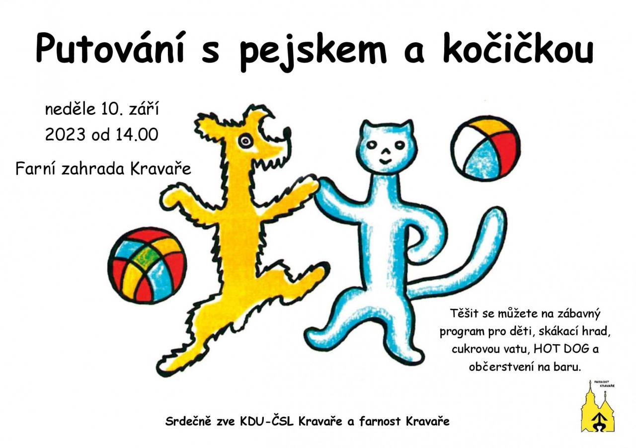 Plakát Putování s pejskem a kočičkou