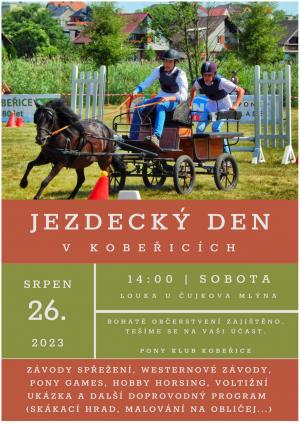 Plakát Jezdecký den