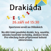 Plakát Drakiáda ve Sportovním areálu na Olšinkách