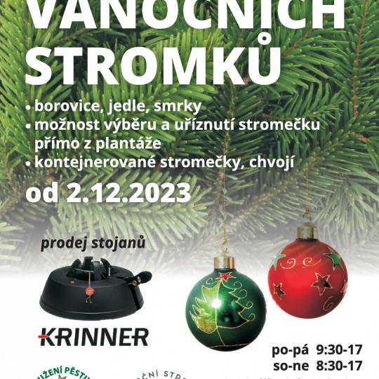 Plakát Prodej vánočních stromků