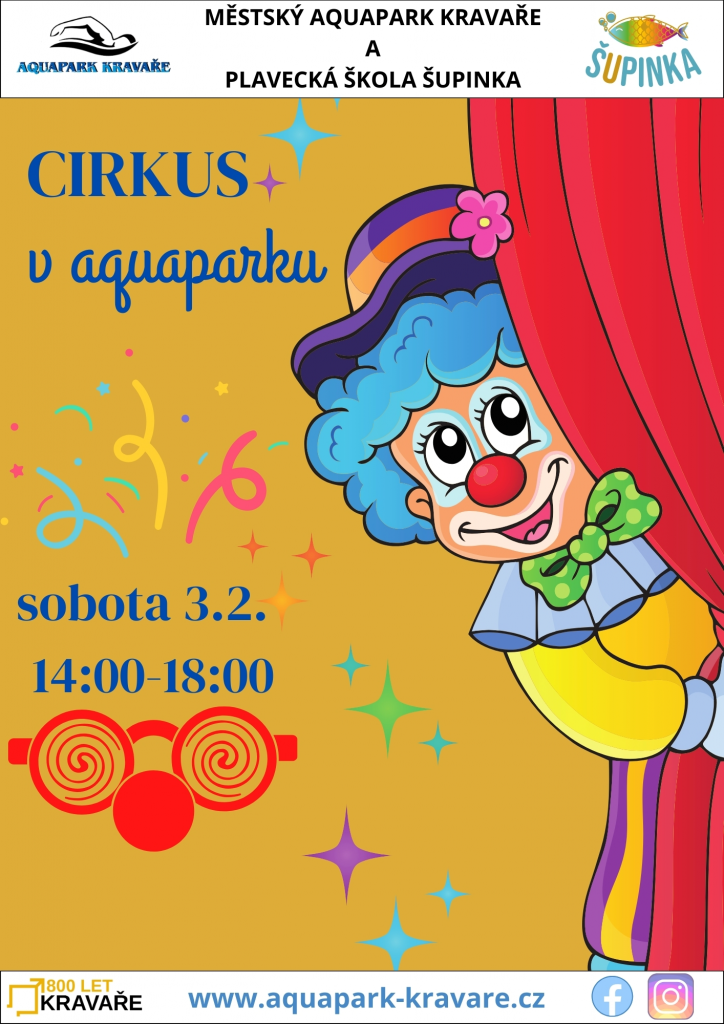 Plakát Cirkus v aquaparku